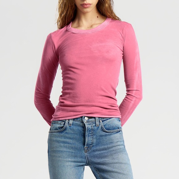 Cotton Citizen Tops - Revolve NWT Cotton citizen XS 100% cotton Pink Long Sleeve Top